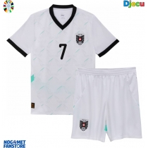 Austrija Marko Arnautovic #7 Gostujuci Dres za djecu EP 2024 Kratak Rukav (+ Kratke hlače)